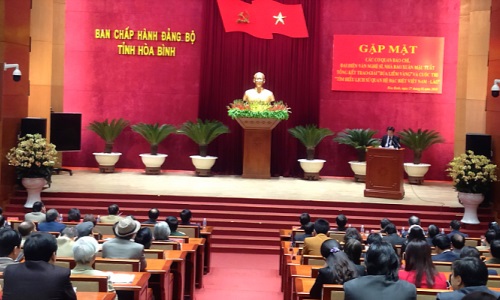 Hòa Bình triển khai Giải báo chí toàn quốc về xây dựng Đảng (Giải Búa liềm vàng) lần thứ III, năm 2018